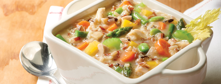 Homestyle Four-Grain and Chicken Soup